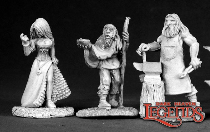 Townsfolk II (Dark Heaven) Reaper Miniatures RPR 02584