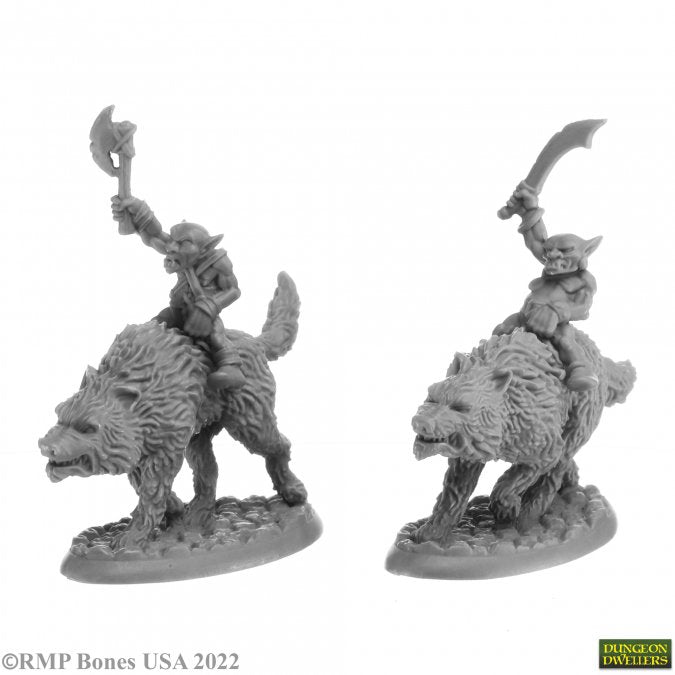Reaper Dungeon Dwellers - Goblin Wolfriders (2) - 07041