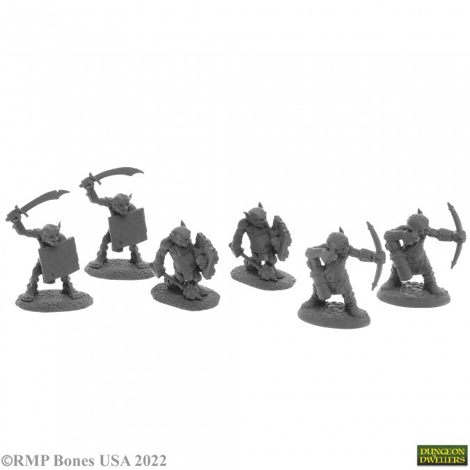 Reaper Dungeon Dwellers - Goblin Skirmishers (6) - 07045