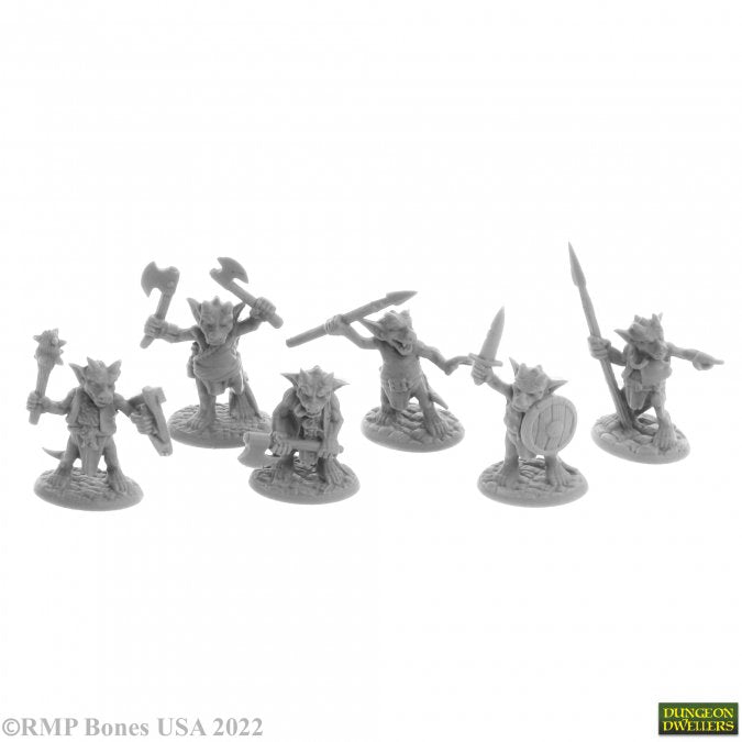 Reaper Dungeon Dwellers - Ratpelt Kobold Mooks (6) - 07052
