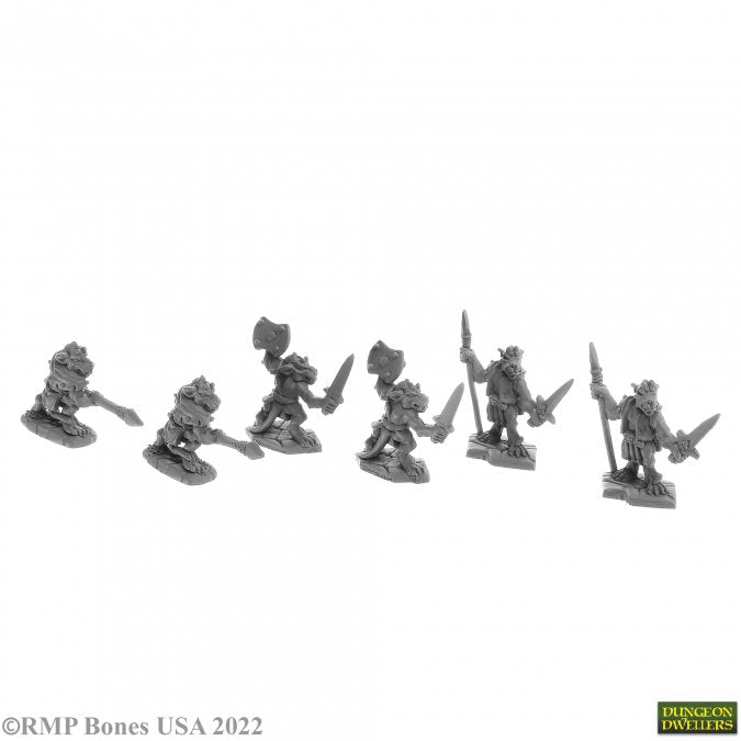 Reaper Dungeon Dwellers - Bloodscale Kobolds (6) - 07057
