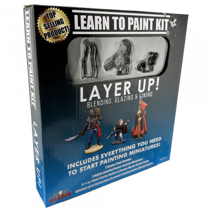 Reaper Learn to Paint Kit: Layer Up! - 08907