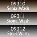 MSP Washes II Triad: Sepia 09310, Stone 09311, Steel 09312 - Reaper Miniatures RPR 09804