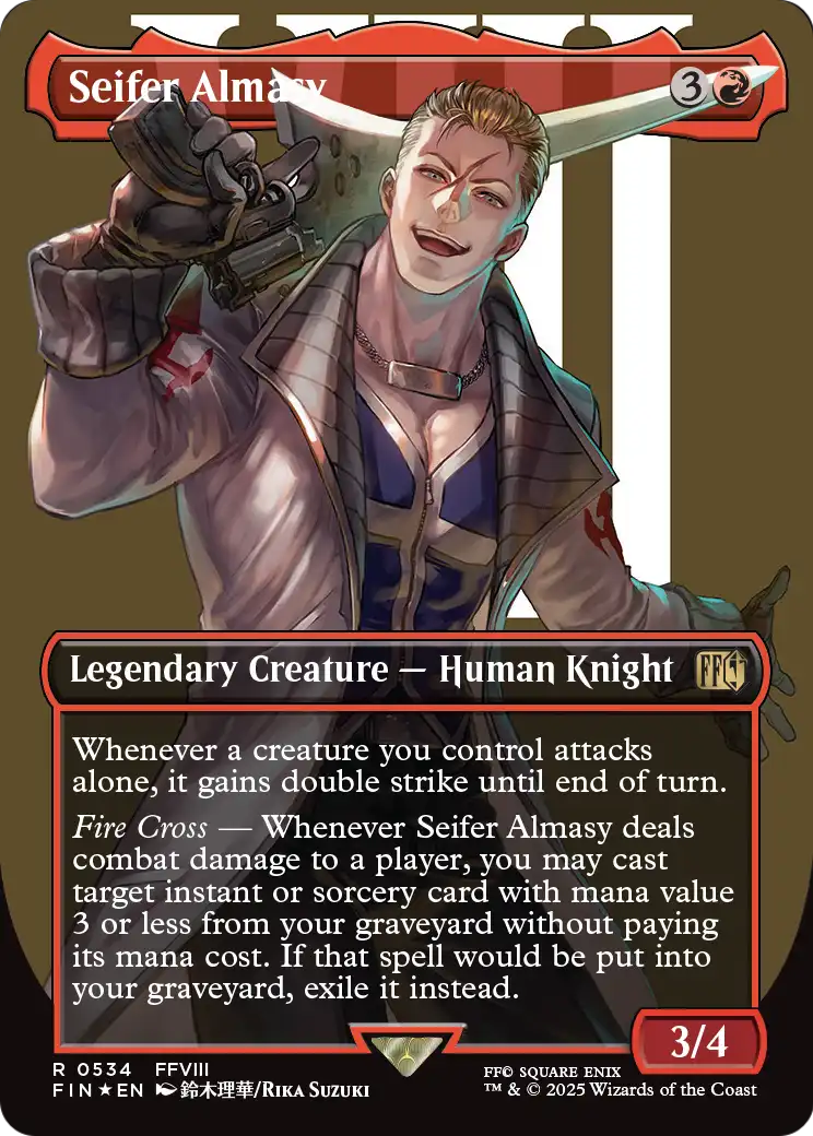 Seifer Almasy - Final Fantasy - Magic The Gathering card