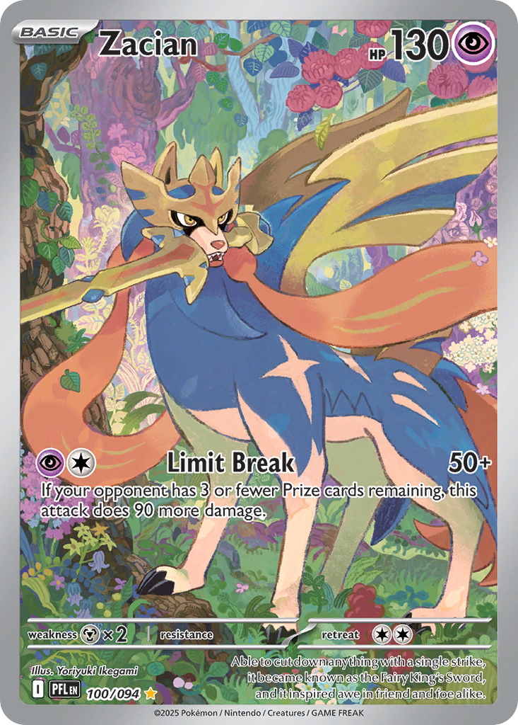 Zacian (Phantasmal Flames) 100