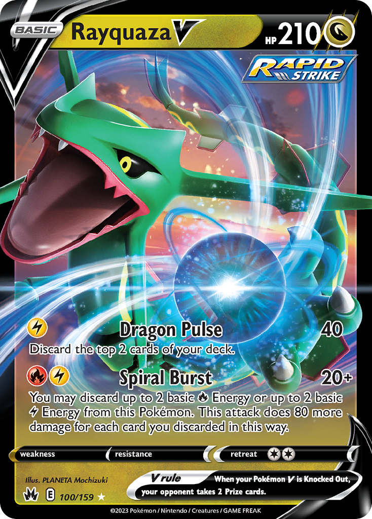 Rayquaza V (Crown Zenith) 100