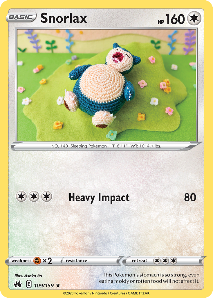 Snorlax 109/159, Crown Zenith