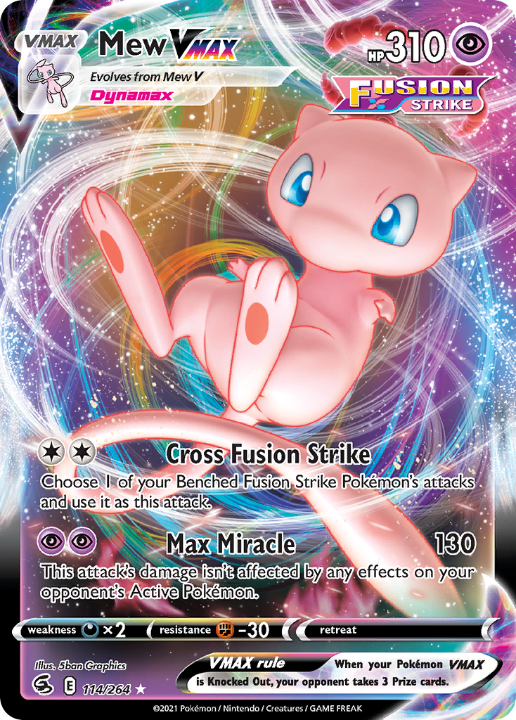 Mew VMAX (Fusion Strike) #114