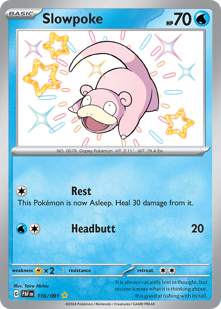 Slowpoke 116/91, Paldean Fates