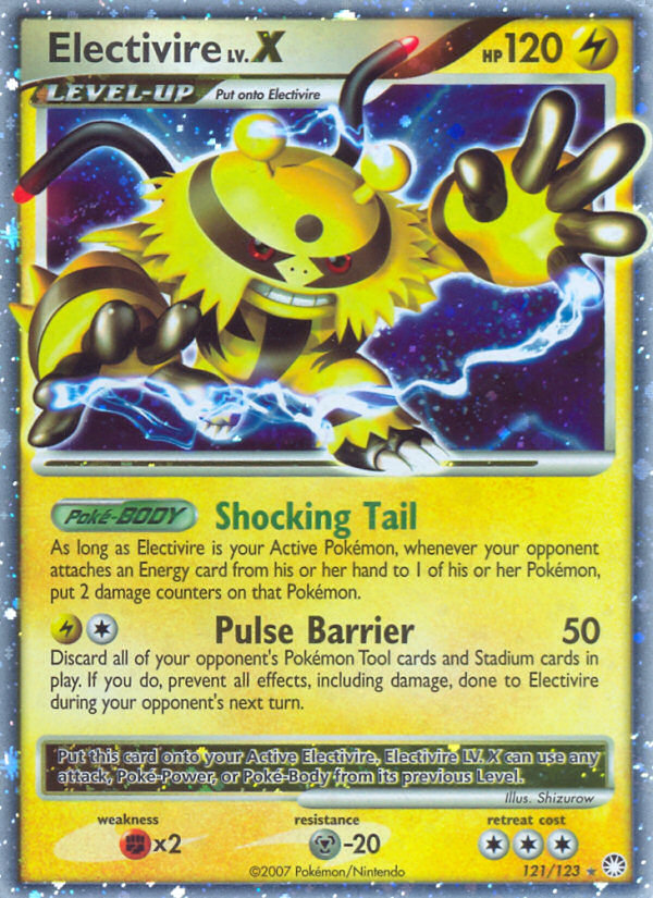 Electivire LV.X (Mysterious Treasures) #121