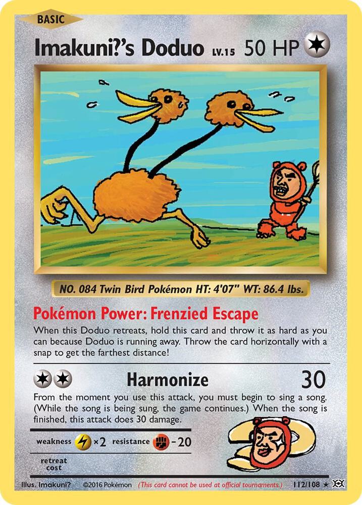 Pokemon Evolutions Imakuni's Doduo 112/108