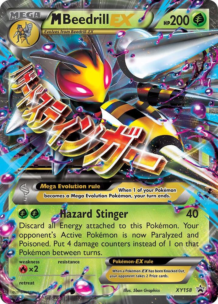 Pokemon XY Promos M Beedrill EX XY158
