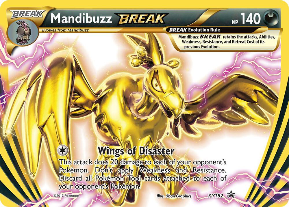 Pokemon XY Promos Mandibuzz BREAK XY182