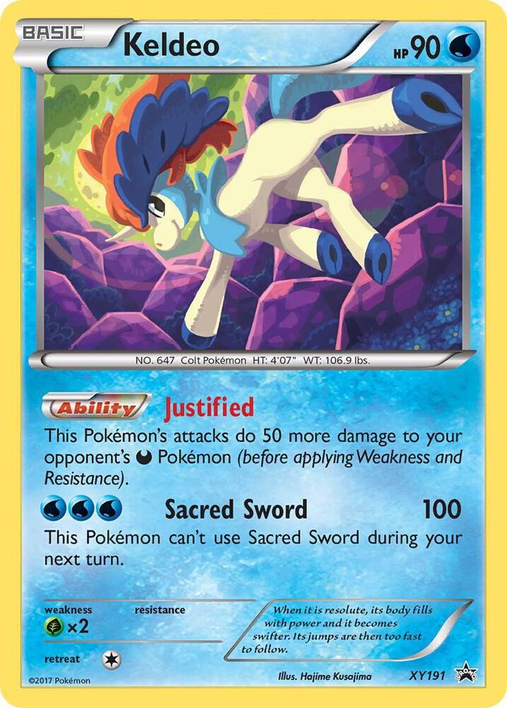 Pokemon XY Promos Keldeo XY191