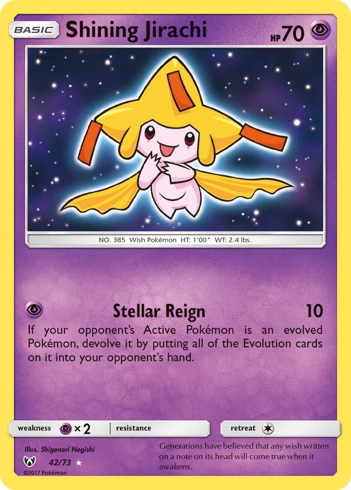 Pokemon Shining Legends Shining Jirachi 42