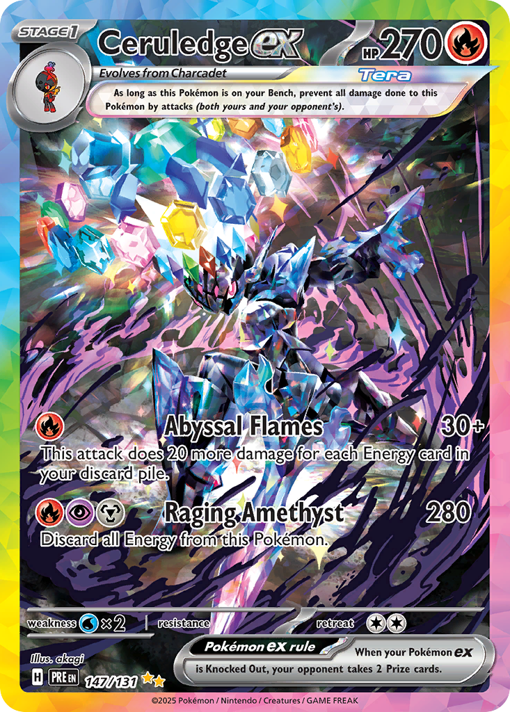 Ceruledge ex (Prismatic Evolutions) 147