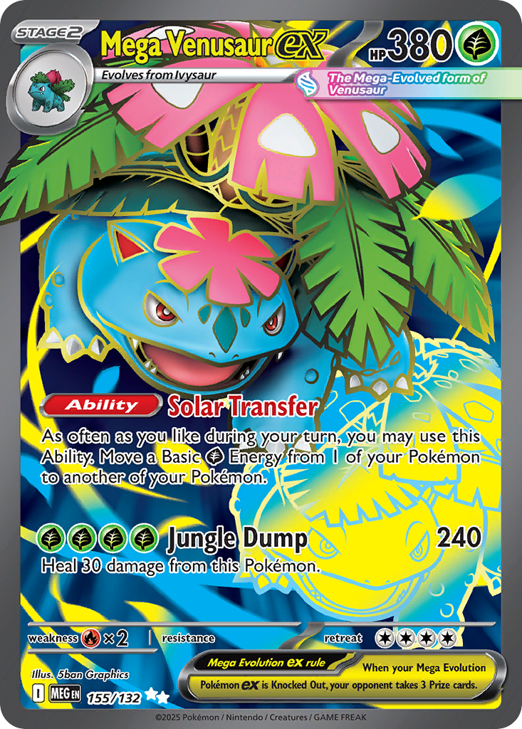 Mega Venusaur ex (Mega Evolution) 155