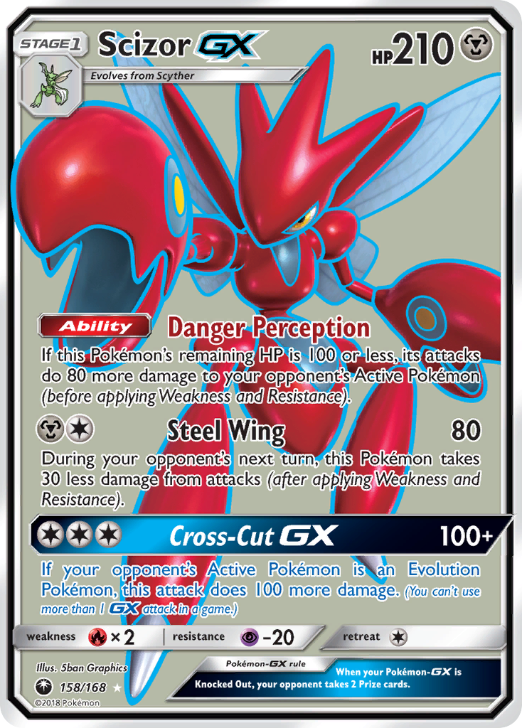 Scizor-GX (Celestial Storm) #158