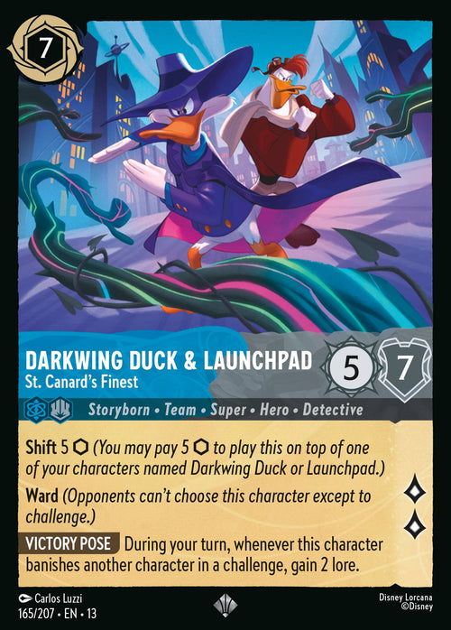 Darkwing Duck & Launchpad - St. Canard's Finest (Attack of the Vine!) #165