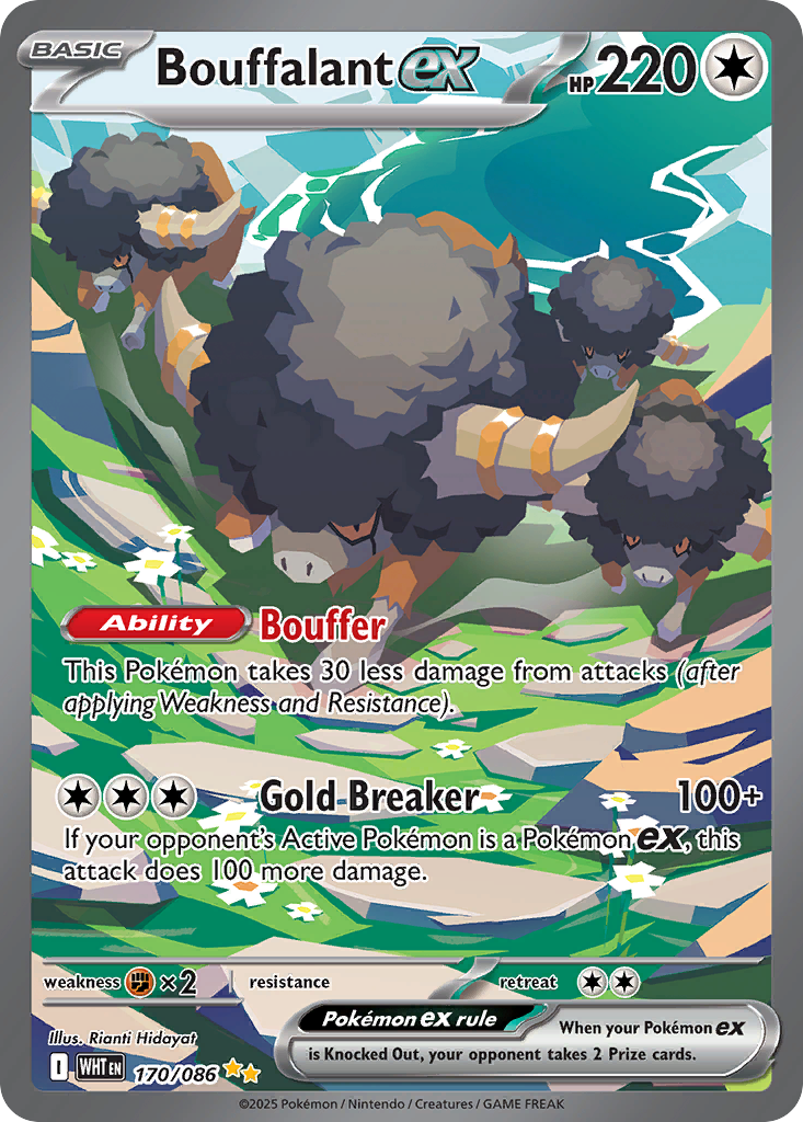 Bouffalant ex (White Flare) 170