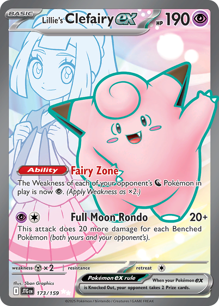 Lillie's Clefairy ex (Journey Together) 173