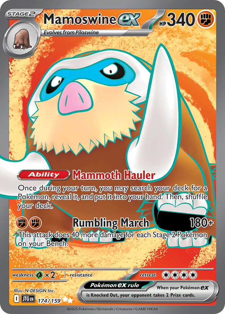 Mamoswine ex (Journey Together) 174