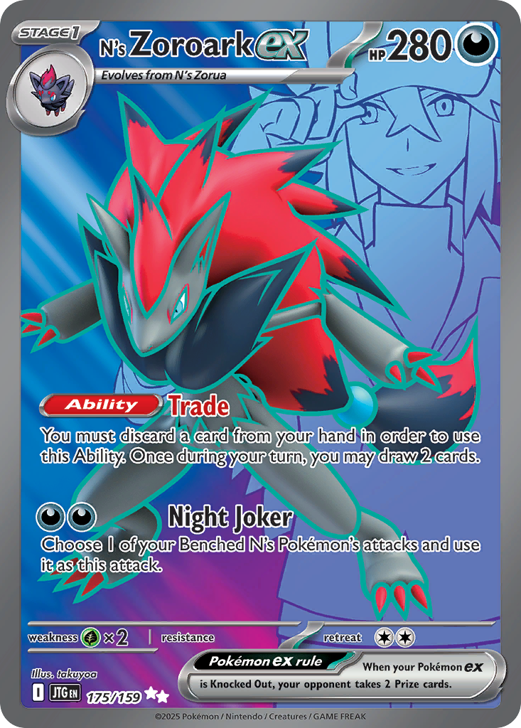 N's Zoroark ex (Journey Together) 175