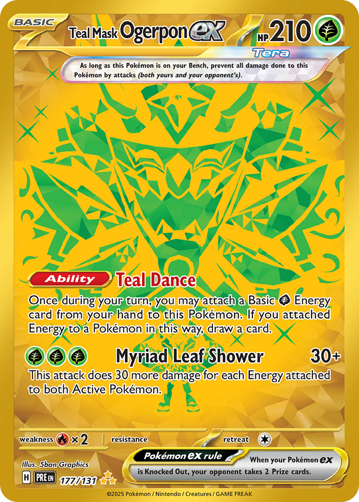 Teal Mask Ogerpon ex 177/131, Prismatic Evolutions