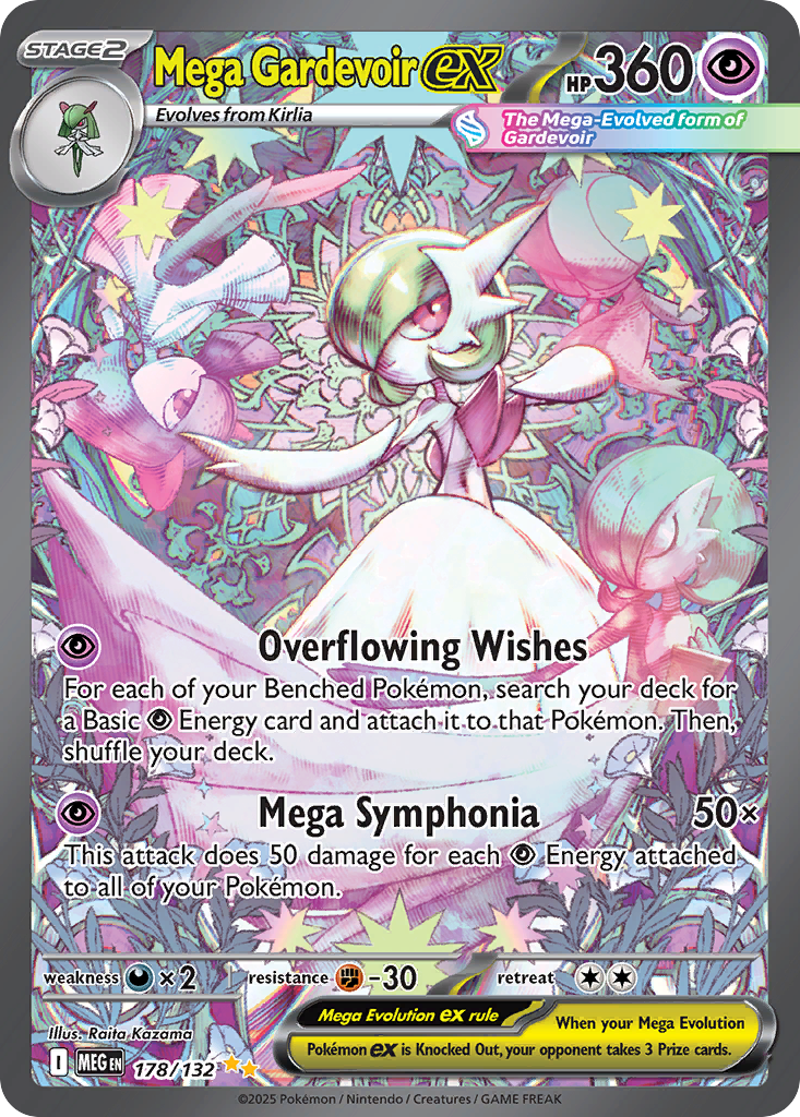 Mega Gardevoir ex (Mega Evolution) 178