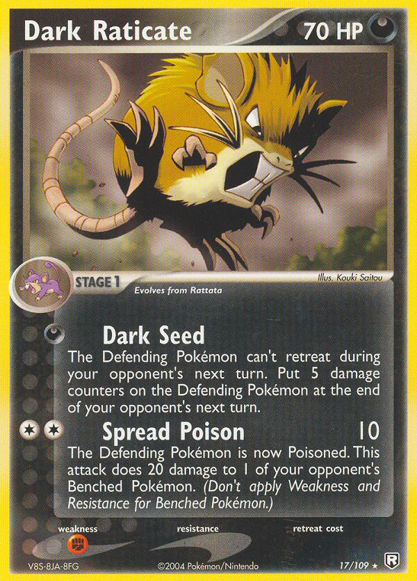 Dark Raticate (Team Rocket Returns) 17