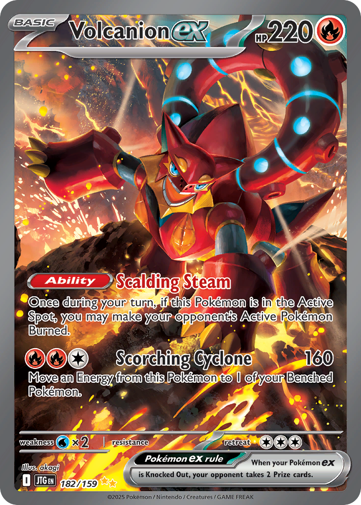 Volcanion ex (Journey Together) 182