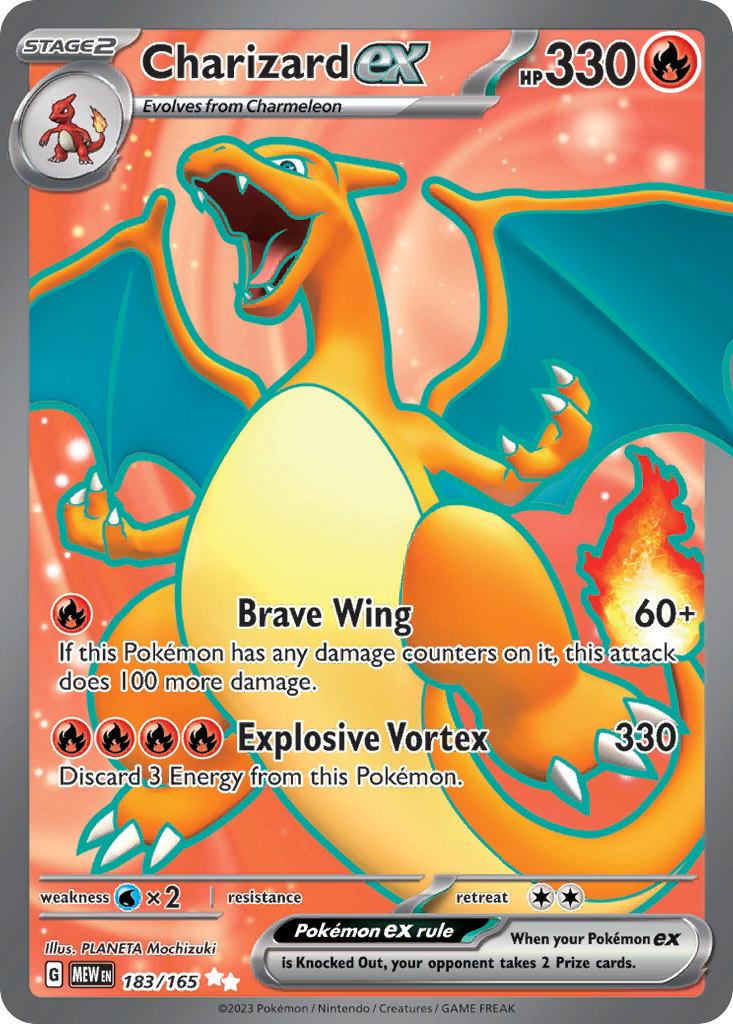 Charizard ex 183/165, 151