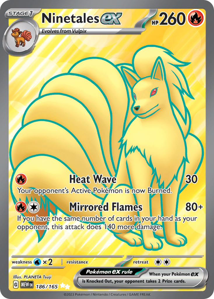 Ninetales ex (151) 186