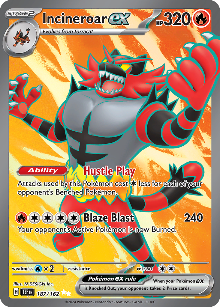 Incineroar ex 187/162, Temporal Forces