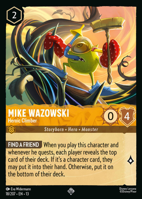 Mike Wazowski - Heroic Climber (Attack of the Vine!) #18