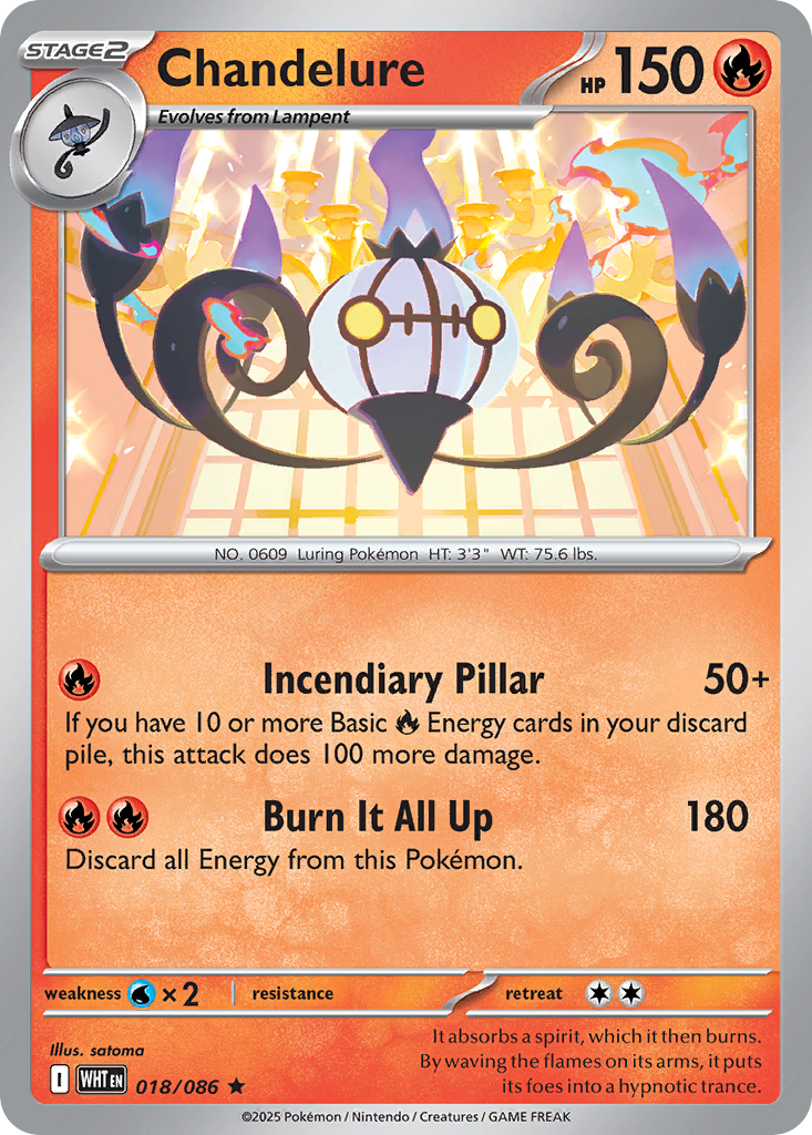 Chandelure (White Flare) #18