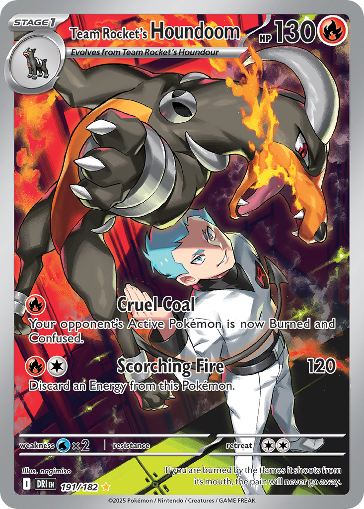 Team Rocket's Houndoom (Destined Rivals) 191