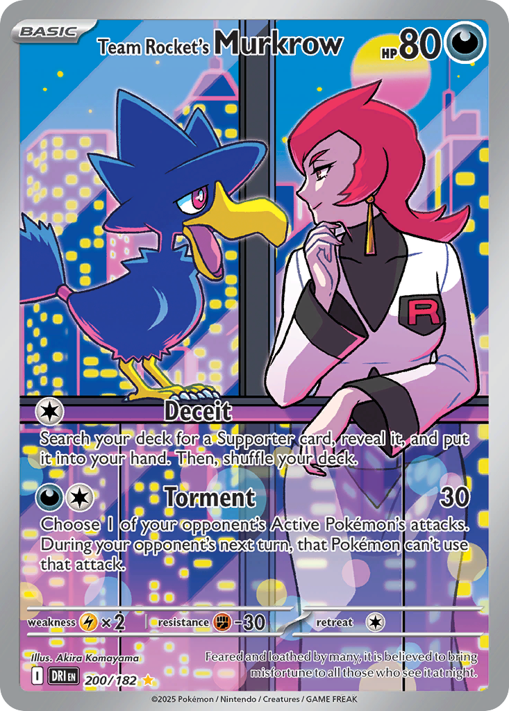 Team Rocket's Murkrow (Destined Rivals) 200