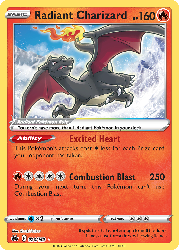Radiant Charizard (Crown Zenith) 20