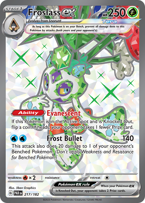 Froslass ex 217/182, Paradox Rift