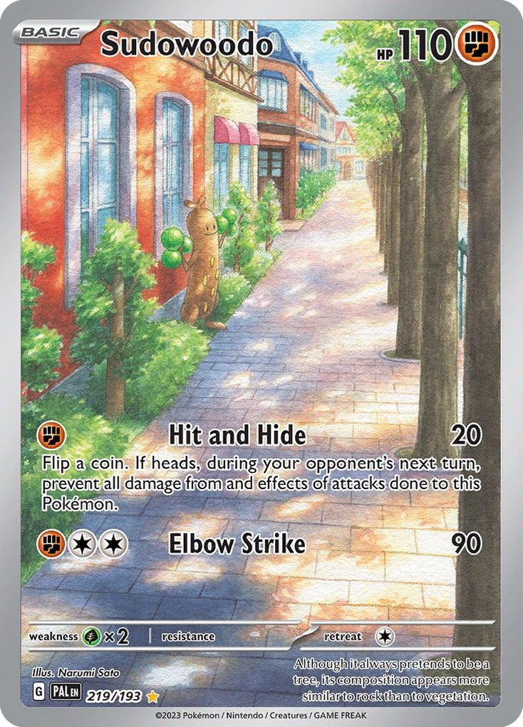 Sudowoodo (Paldea Evolved) 219