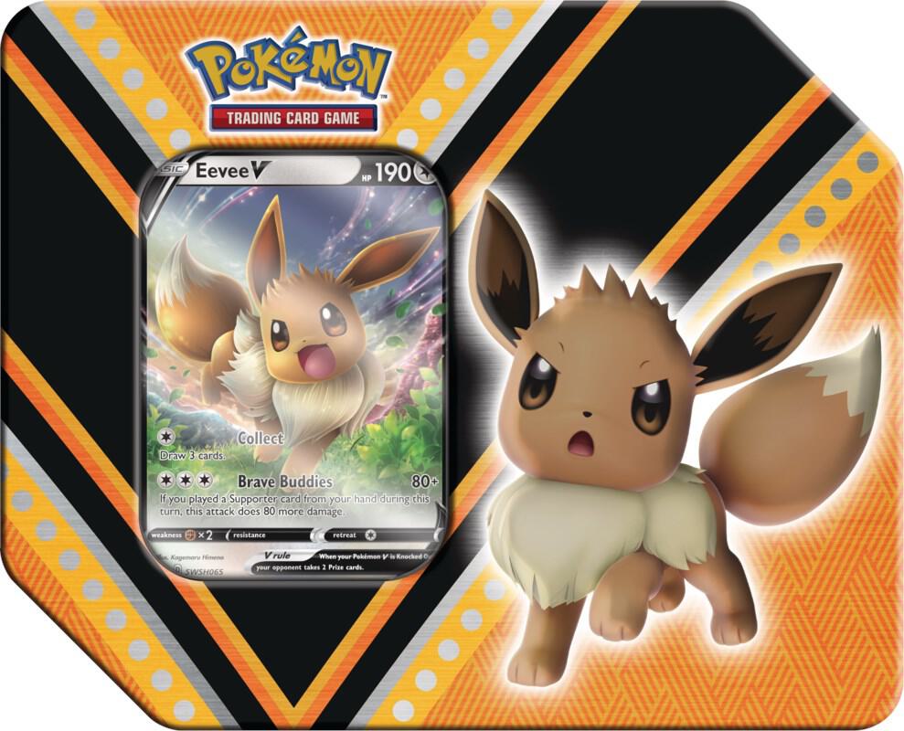 Pokemon V Powers Tin - Eevee V