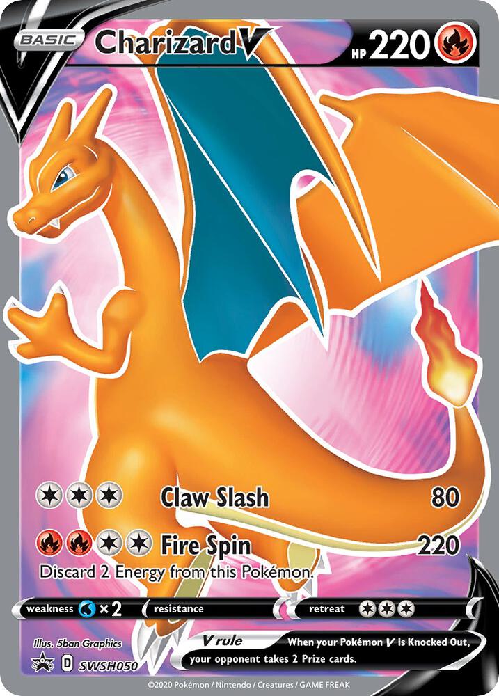 Pokemon Sword & Shield Promo Charizard V SWSH050