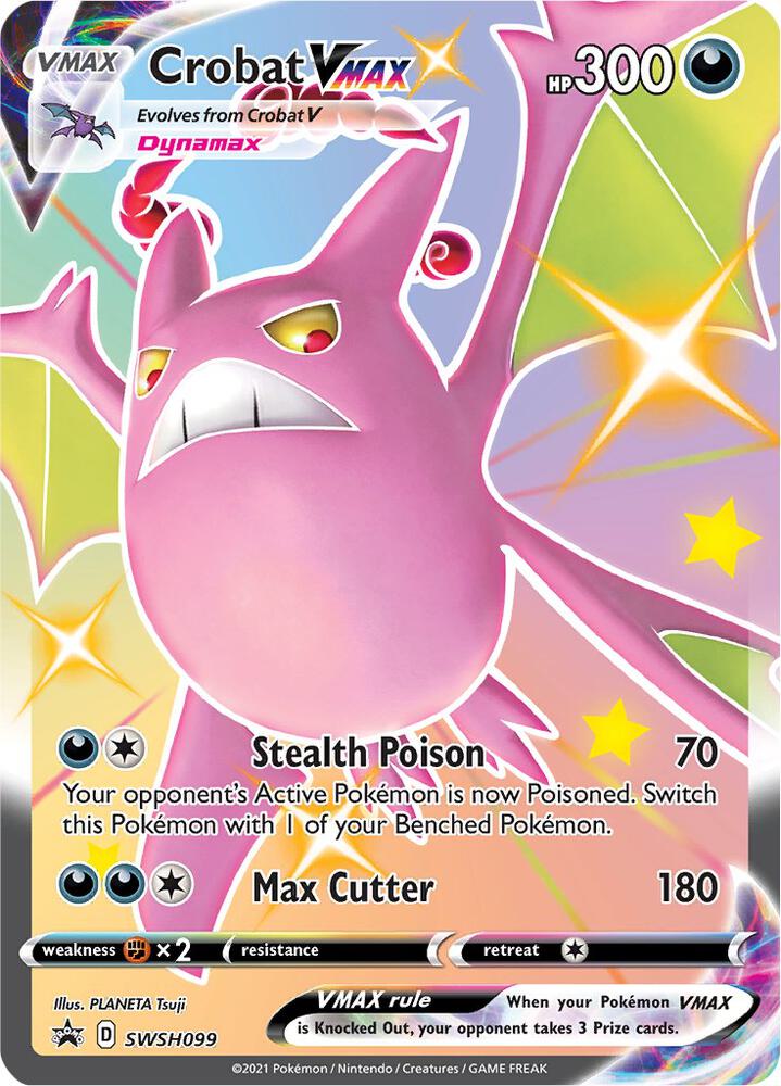 Pokemon Sword & Shield Promo Crobat VMAX SWSH099