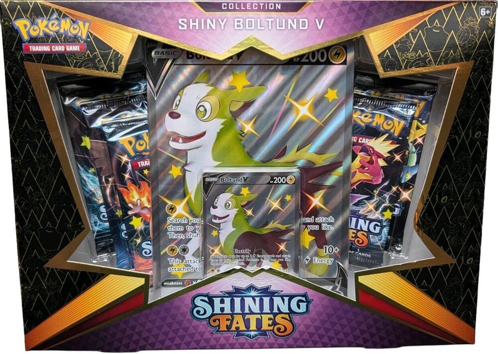 Pokemon Shining Fates Collection - Shiny Boltund V