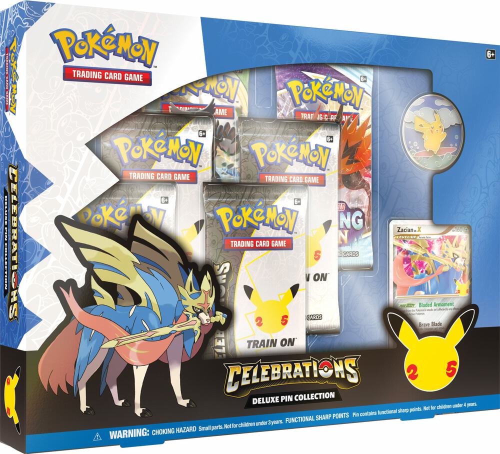 Pokemon Celebrations Deluxe Pin Collection - Zacian