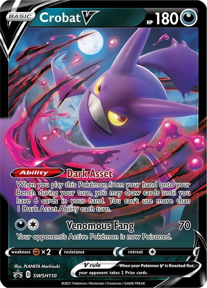 Pokemon Sword & Shield Promo Crobat V SWSH110
