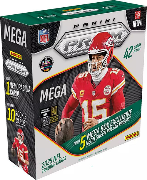 2025 Panini Prizm Football Mega Box - Green sealed box