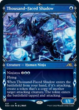 MTG: Kamigawa: Neon Dynasty Thousand-Faced Shadow (Showcase) 337