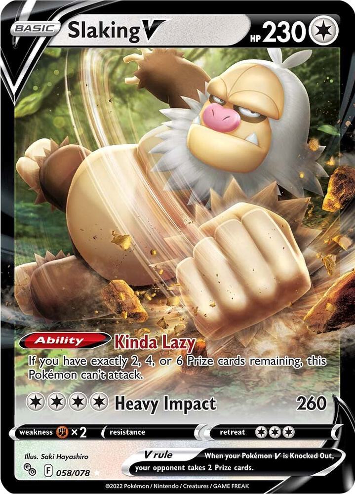 Pokemon Go Slaking V 058/078 UR - JN